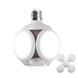 New Foldable Deformable Super Bright 360 Degree 40W E27 UFO Football Lamp Bulb