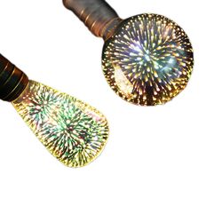New Design 3D Filament Bulb Colorful Firework LED Illusion 3W Star LED Lamp