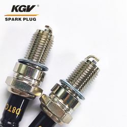 Non-Resistance Motorcycle Normal Spark Plug D8tc with Black Ceramic